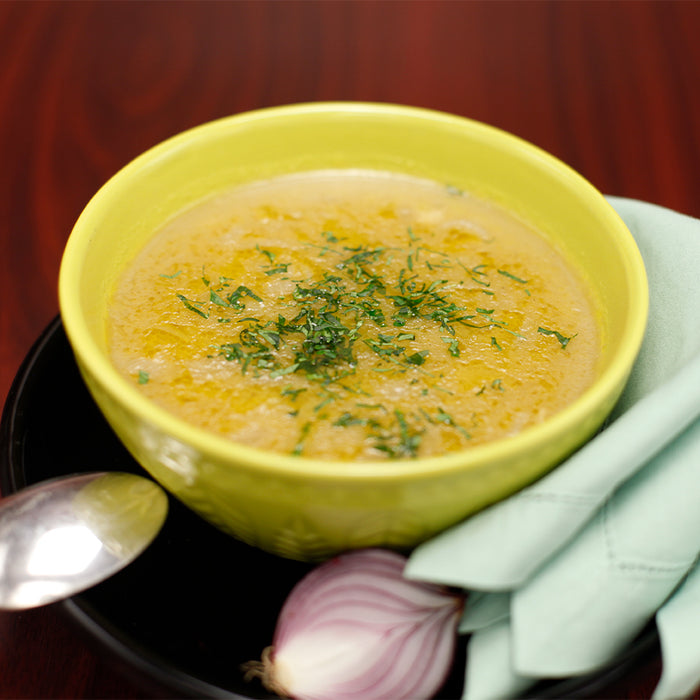 Sopa de Cebola com Caldo de Carne