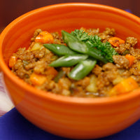 Carne Moída com Legumes