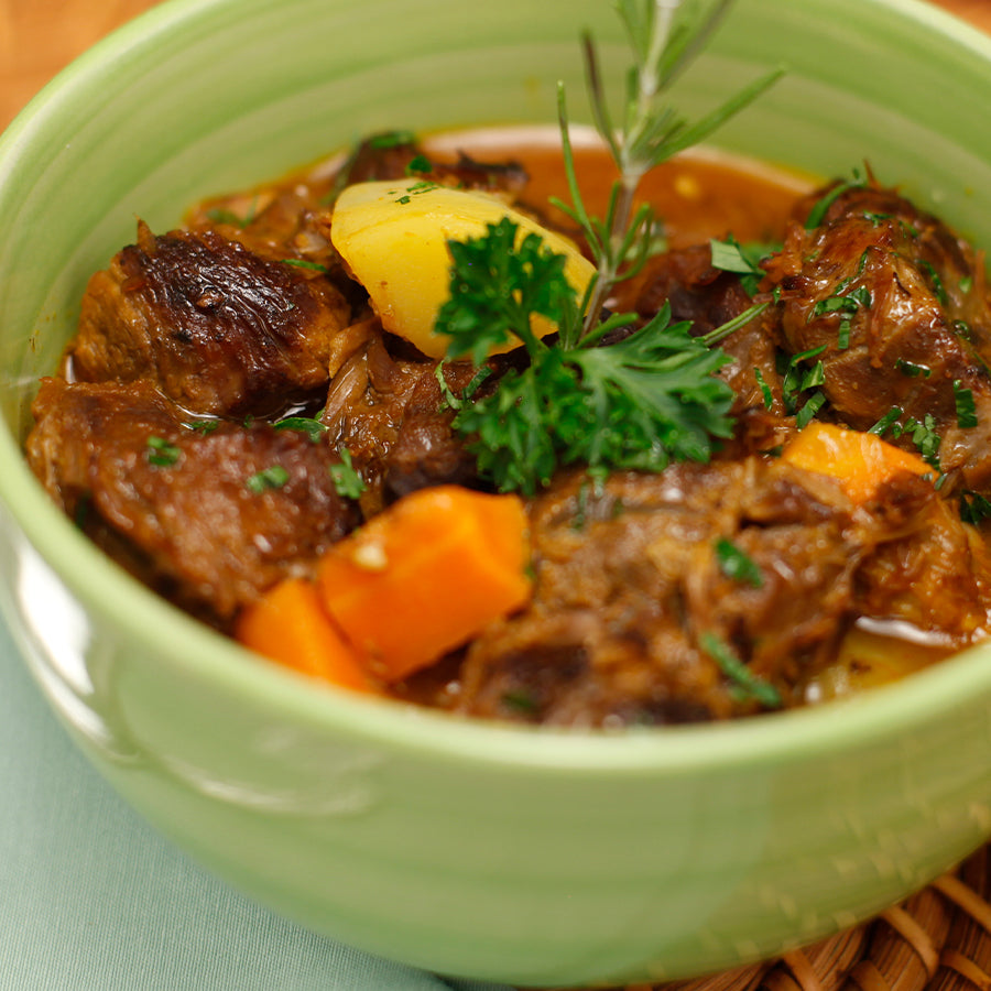 Músculo de Panela com Legumes