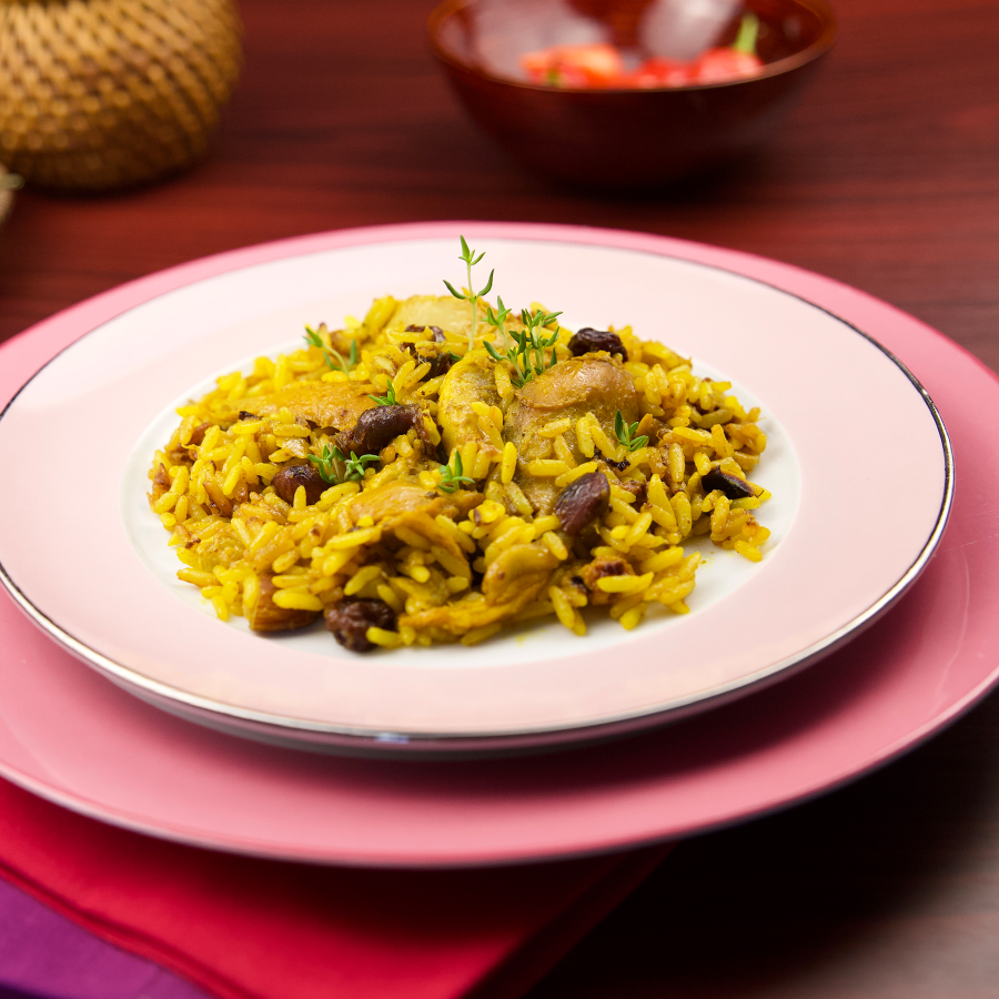 Arroz Pilaf de Frango