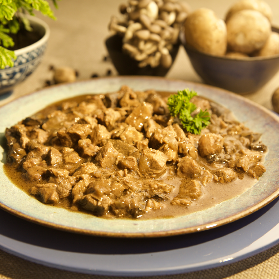 Picadinho de Filé Mignon ao Funghi