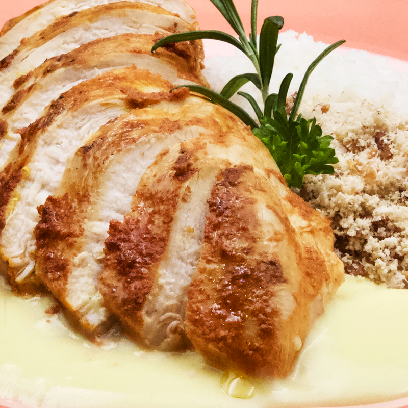 Peito de Frango Grelhado ao Molho de Mostarda